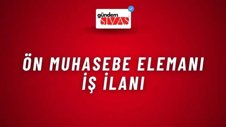 Kırmızı zemin üzerinde beyaz yazılar ve üst bölümde “gündem SİVAS” logosu bulunan duyuru görseli.