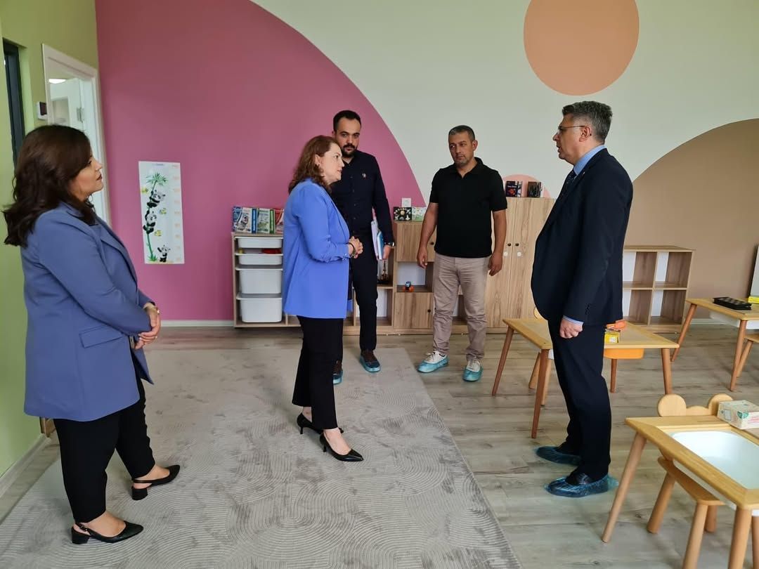 Sivas Aile ve Sosyal Hizmetler İl Müdürlüğü Saygın Kreşi’ni Ziyaret Etti