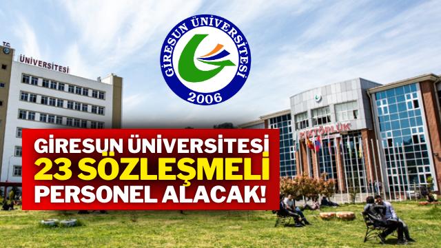 Giresun Üniversitesi sözleşmeli personel alacak - Birlik Haber Ajansı