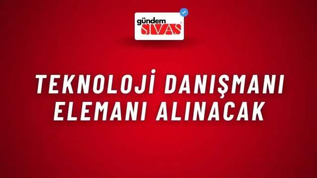 Teknoloji Danışmanı Elemanı Alınacak
