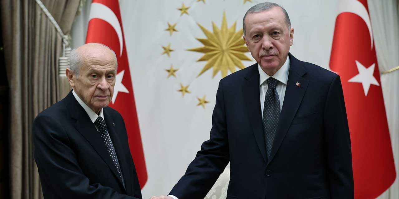 Cumhurbaşkanı Erdoğan, MHP lideri Devlet Bahçeli'yi kabul etti