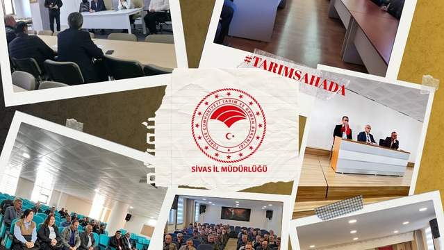 Sivas'ın Dört İlçesinde Çiftçi Kayıt Çalışmaları Kapsamında Muhtarlar Toplantısı Düzenlendi