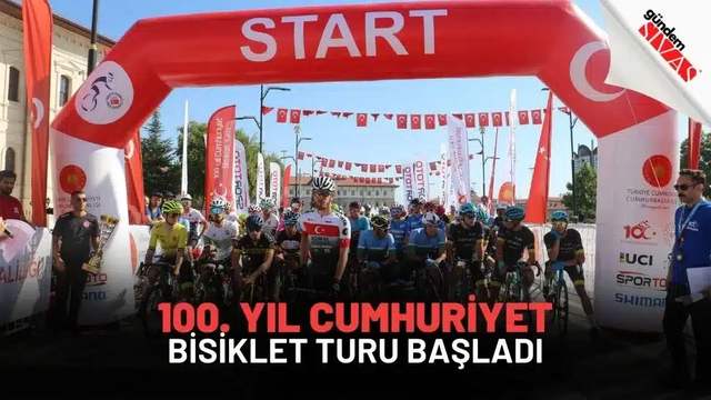 100. Yıl Cumhuriyet Bisiklet Turu Başladı