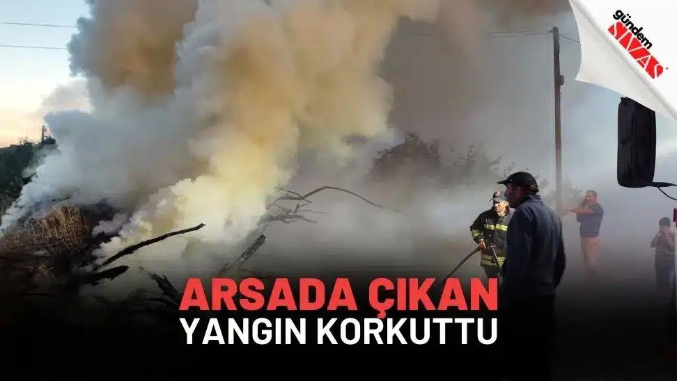 Arsada Çıkan Yangın Korkuttu