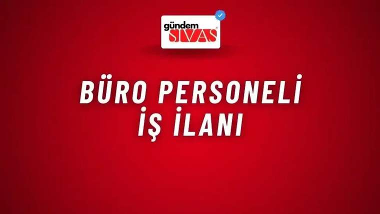Kırmızı zemin üzerinde üstte bir haber logosu, ortada büyük beyaz harflerle duyuru metni yer alıyor.