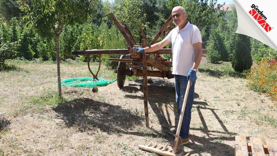 Kağnı Arabası Dekor Oldu