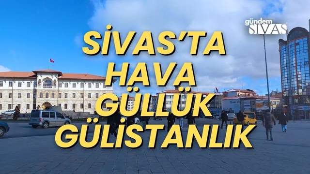 Sivas'ta Şubat Ayında Hava Güllük Gülistanlık