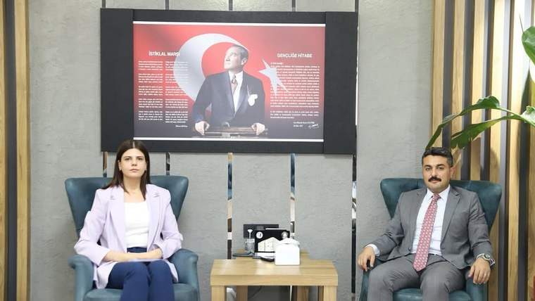 Kangal Kaymakamı Büyükuçar, Sivas Milli Eğitim Müdürü Erdoğan'ı Ziyaret Etti