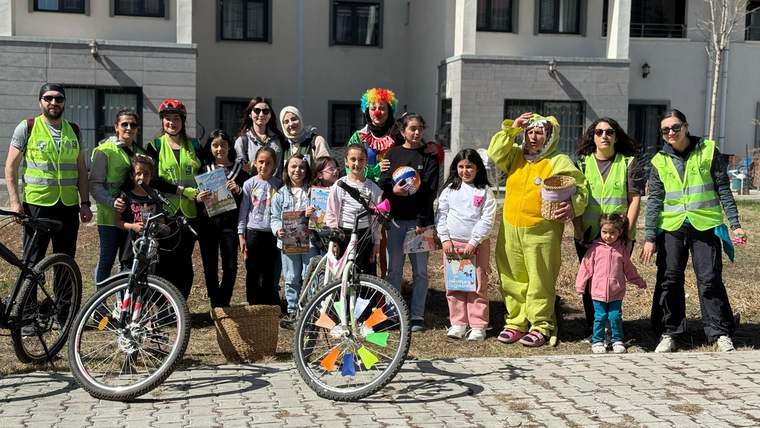 Kars Yeşilay Şubesi, bisiklet turu etkinliği düzenledi - Birlik Haber Ajansı