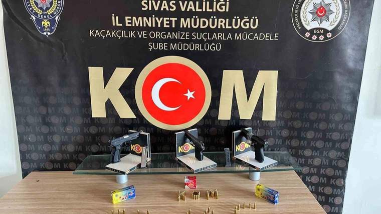 "2 şüpheli ise tutuklandı" dört ildeki silah operasyonunda