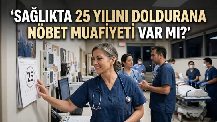 25 Yılı Dolduran Sağlık Çalışanı Nöbetten Muaf mı?