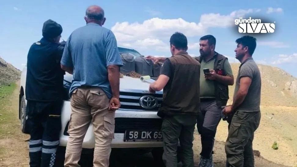 Sivas'ta Yasadışı Avcılar Suçüstü Yakalandı!