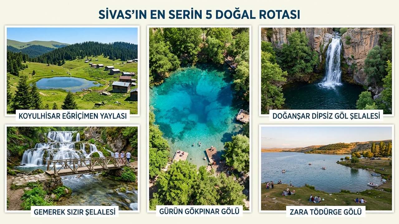 Sivas’ın En Serin 5 İlçesi: Ağustos'ta Kaçılacak Doğal Rotalar
