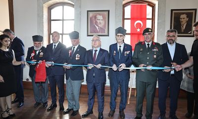 Sivas'ta Gaziler Günü Coşkusu: Kıbrıs Gazisi Bahri Şahin'in Yağlı Boya Sergisi Açıldı