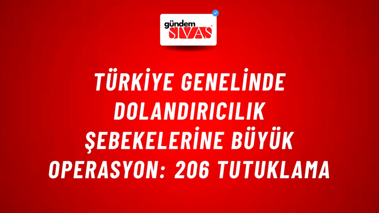 Türkiye Genelinde Dolandırıcılık Şebekelerine Büyük Operasyon: 206 Tutuklama