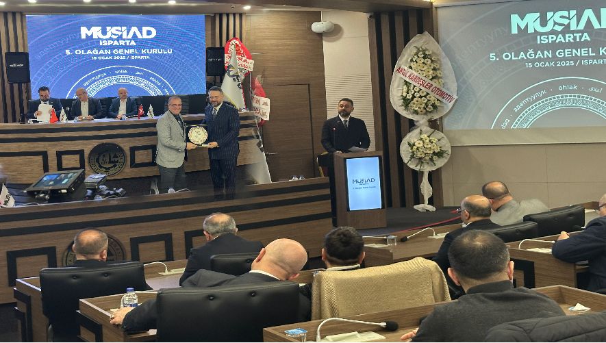 Salim Nuri Güntaç, MÜSİAD Isparta Başkanı seçildi - Birlik Haber Ajansı