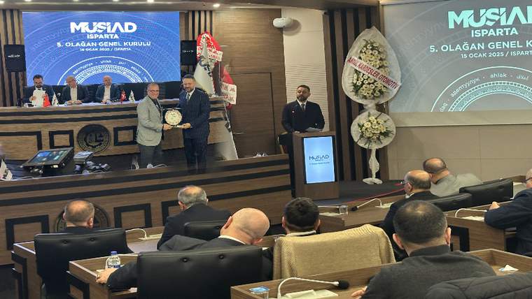 Salim Nuri Güntaç, MÜSİAD Isparta Başkanı seçildi - Birlik Haber Ajansı