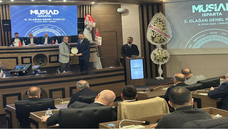 Salim Nuri Güntaç, MÜSİAD Isparta Başkanı seçildi - Birlik Haber Ajansı