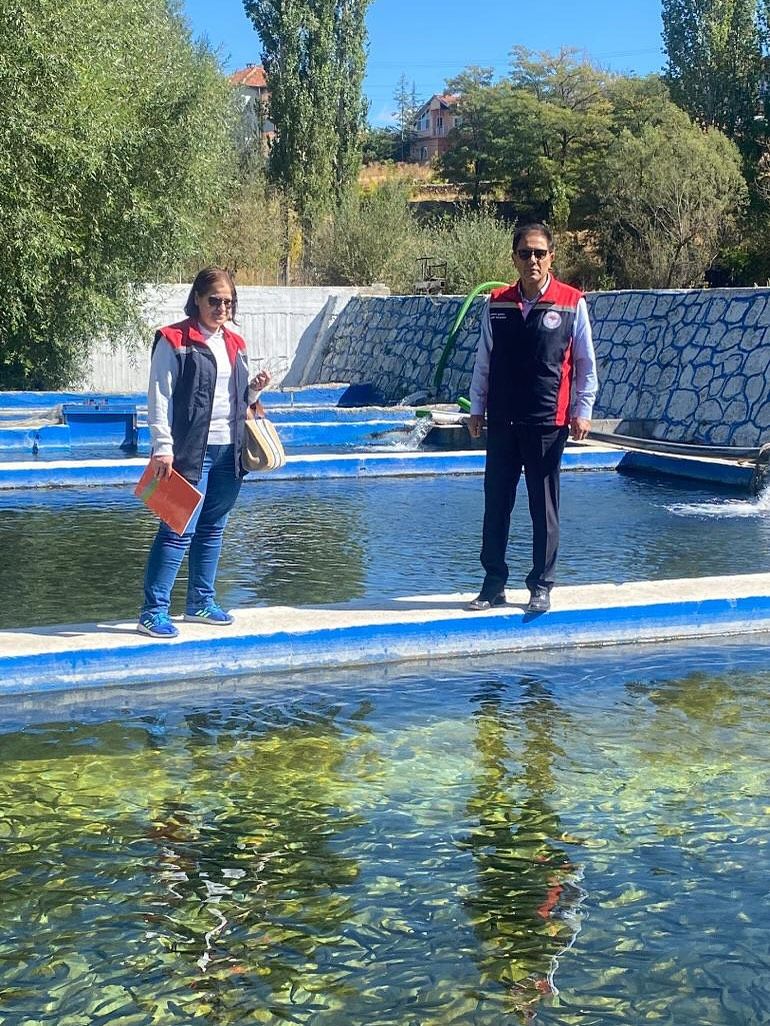 Sivas'ta Su Ürünleri Üretim Tesislerinde Denetimler Sürüyor