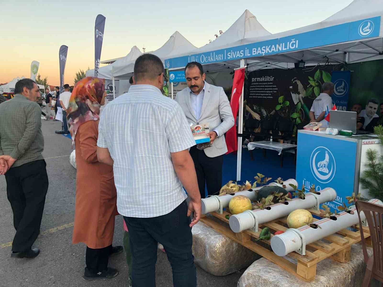 "Toprağın dili tarımdır" anlayışı Sivas fuarında anlatıldı