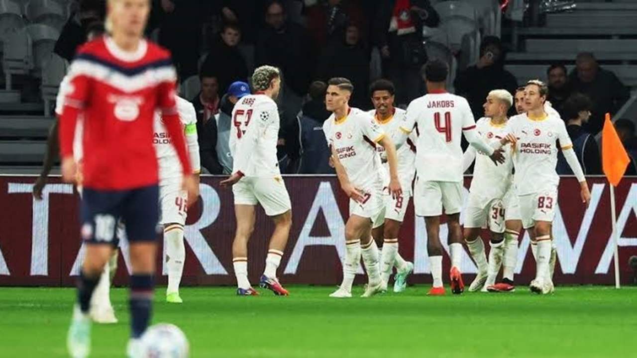 Galatasaray’dan Avrupa’da tarihi şov: Lille’e 4 gol