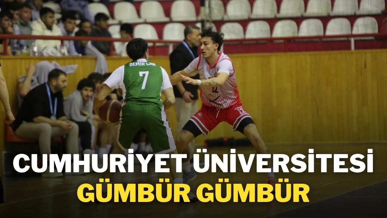 Cumhuriyet Üniversitesi Gümbür Gümbür: CÜSK, Giresun’da 87-74 Galip Geldi!