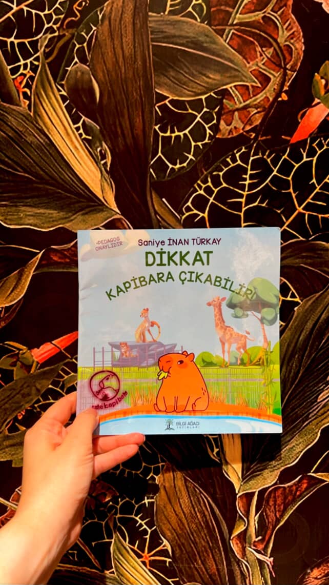 Türkiye’de Bir İlk! Kapibara Temalı Çocuk Kitabı Raflarda