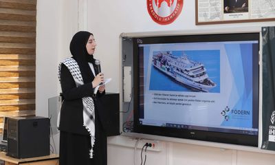 Sivas’taki Filistinli Öğrencilerden Anlamlı Anlatım: İşgali ve Zulmü Lise Öğrencilerine Aktardılar