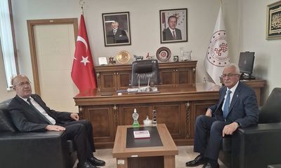 Kangal Belediye Başkanı Öztürk, Sivas İl Kültür ve Turizm Müdürlüğü'nü Ziyaret Etti