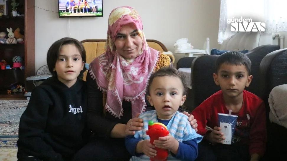 Depremzede Kadın Sivas'ta Hayata Tutundu