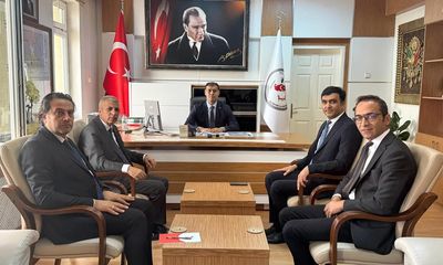 Sivas İl Tarım Orman Müdürü İnan, Altınyayla Kaymakamı Büyükuçar'ı Ziyaret Etti