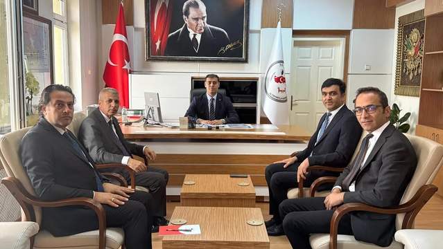 Sivas İl Tarım Orman Müdürü İnan, Altınyayla Kaymakamı Büyükuçar'ı Ziyaret Etti