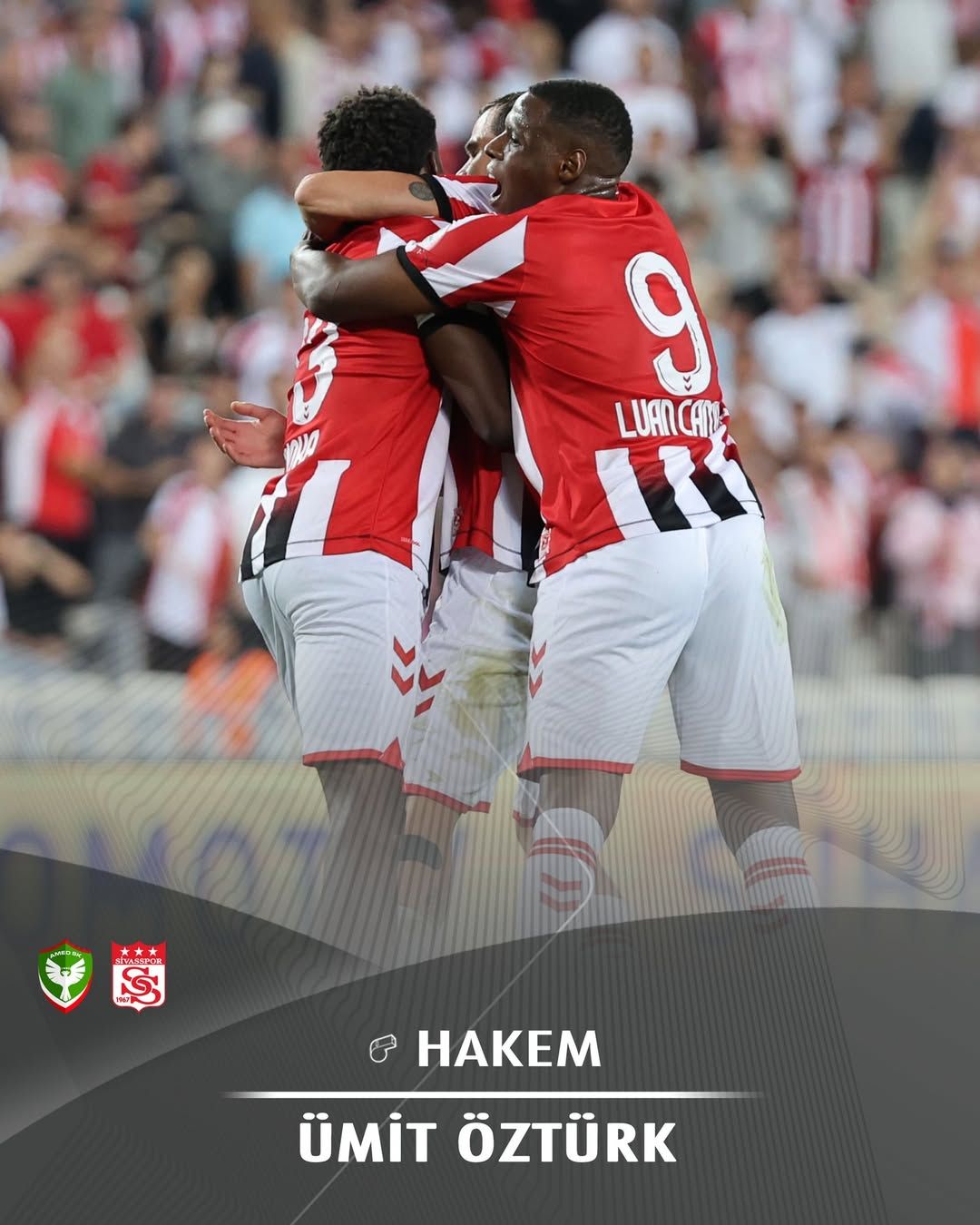 Sivasspor - Amed Sportif Faaliyetler Maçını Ümit Öztürk Yönetiyor