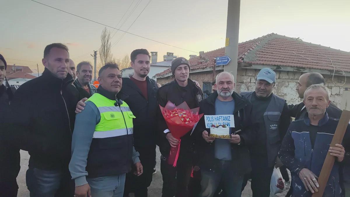 Polis Haftası’na Duygulandıran Sürpriz: Sahte Kavga İhbarı Pasta ve Alkışla Sonuçlandı