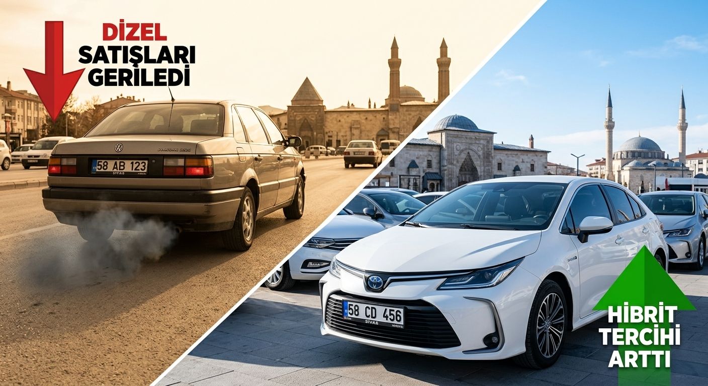 Dizel Otomobil Satışları Geriledi, Tercih Hibrite Kaydı