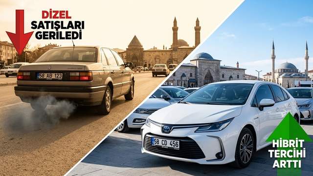 Dizel Otomobil Satışları Geriledi, Tercih Hibrite Kaydı