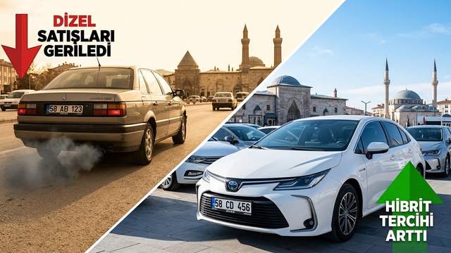 Dizel Otomobil Satışları Geriledi, Tercih Hibrite Kaydı