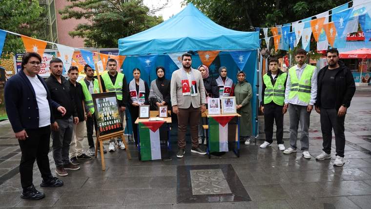 Sivas’ta AK Parti Gençlik Kolları’ndan Filistin’de Şehit Olan Çocuklara Anlamlı Anma