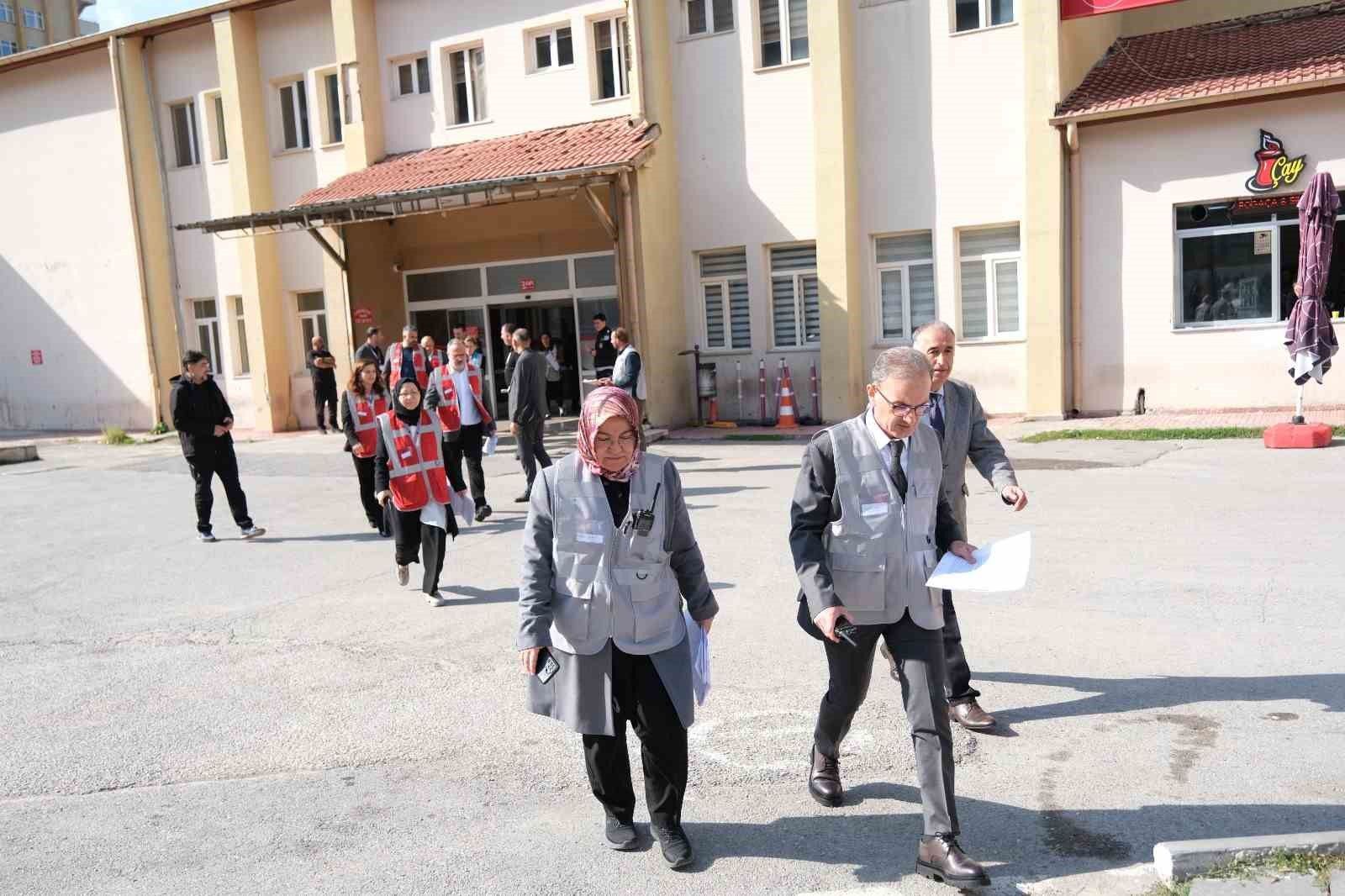 2026 Hastane Afet Planı tatbikatı Sivas’ta uygulandı