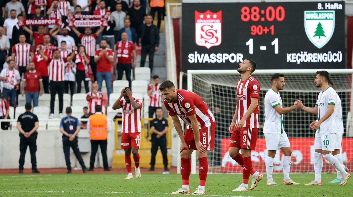 Sivasspor’un 8 Haftalık Karnesi: 8 Maçta Tek Galibiyet