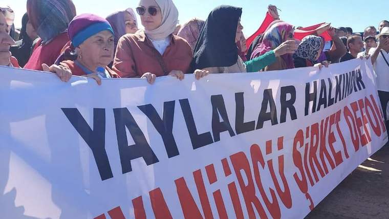 Mesudiye ayakta: Altın için zehir istemiyoruz!