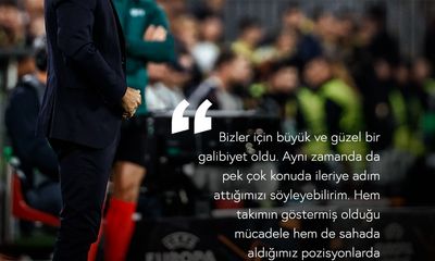 Fenerbahçe Teknik Direktörü Tedesco, Nice Zaferini Değerlendirdi