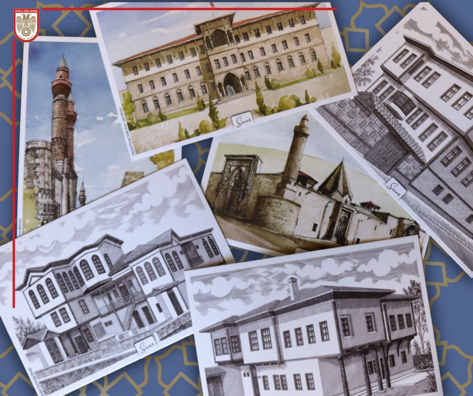 Sivas'ın Nostaljik Kartpostalları Yeniden Hayat Buluyor