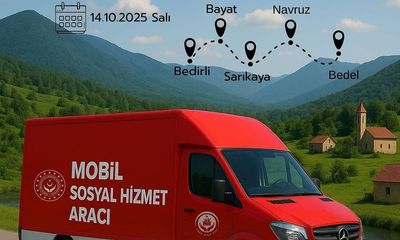 Mobil Sosyal Hizmet Aracı Sivas'ın Köylerinde Hizmet Verecek