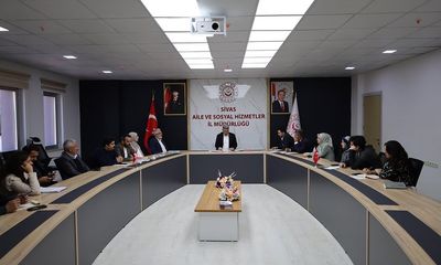 Sivas Aile ve Sosyal Hizmetler İl Müdürlüğü'nde Haftalık Değerlendirme Toplantısı Yapıldı