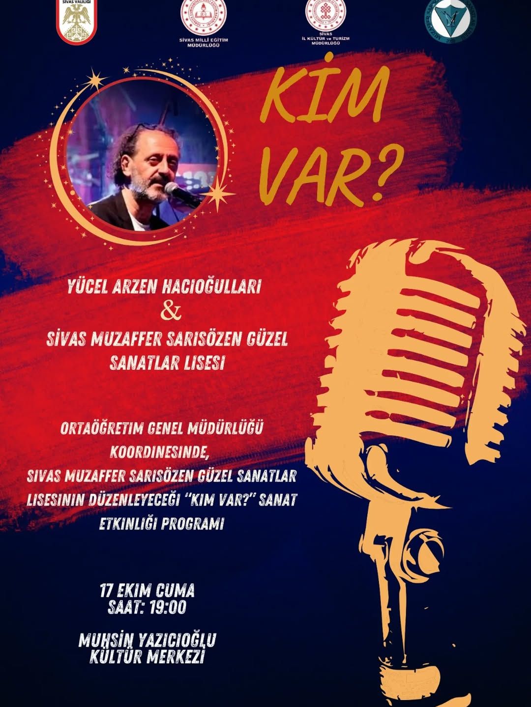 Sivas'ta "Kim Var?" Sanat Etkinliği Ücretsiz Olarak Düzenleniyor
