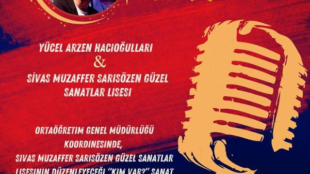 Sivas'ta "Kim Var?" Sanat Etkinliği Ücretsiz Olarak Düzenleniyor