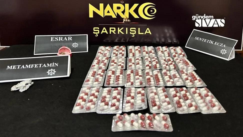 Şarkışla'da Uyuşturucu Çetesine Darbe