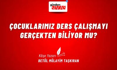 Çocuklarımız Ders Çalışmayı Gerçekten Biliyor mu?
