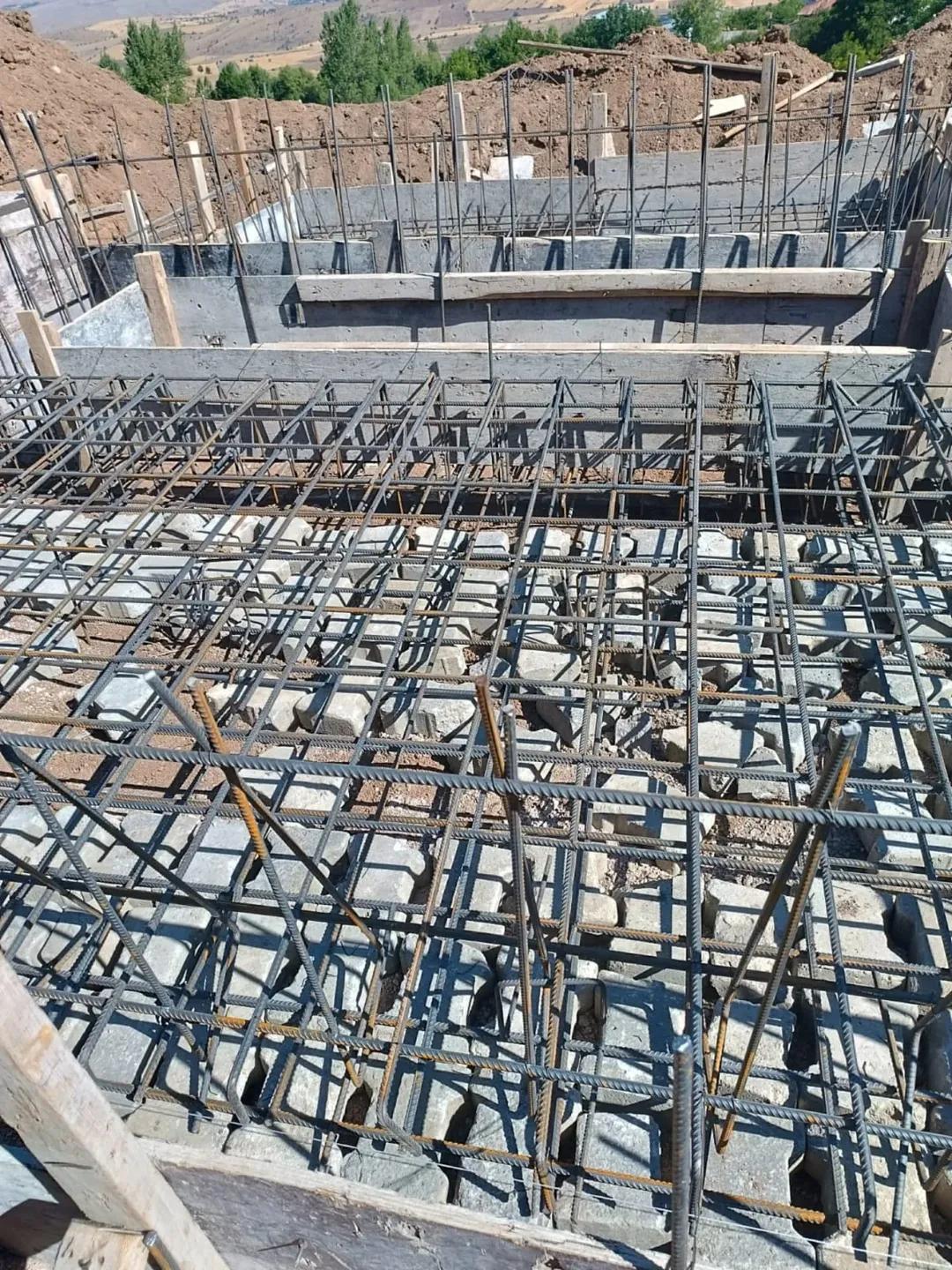 Sivas Gölova'da İçme Suyu Deposu İnşaatı Devam Ediyor